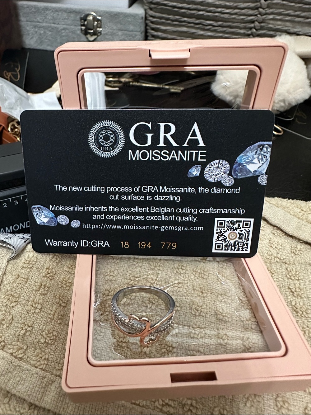 NEW MOISSANITE RING - Picture 5 of 8